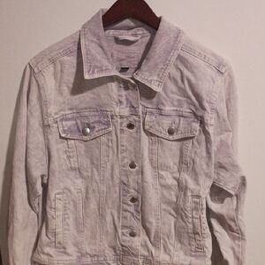Women's Light Purple Denim Jacket